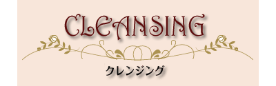 クレンジングメニュー